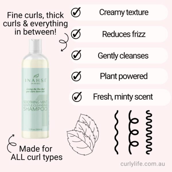 Inahsi Naturals Soothing Mint Gentle Shampoo