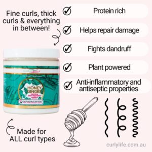 Kurlee Belle Honey Ginger Protein Deep Treatment