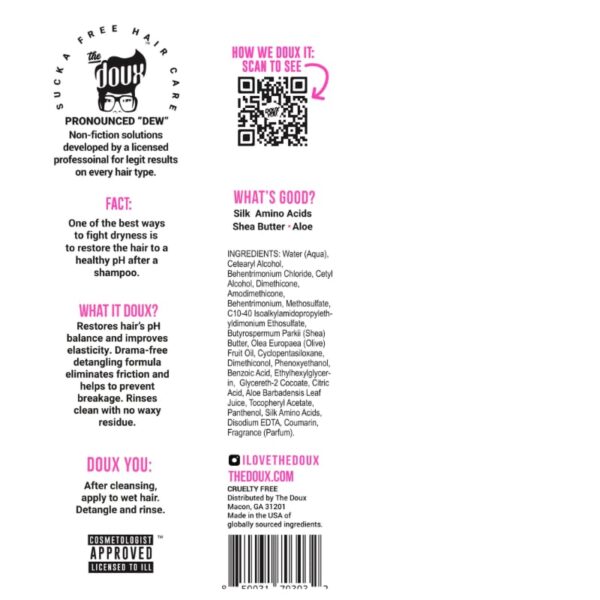 The Doux Fresh Rinse Moisturizing Conditioner