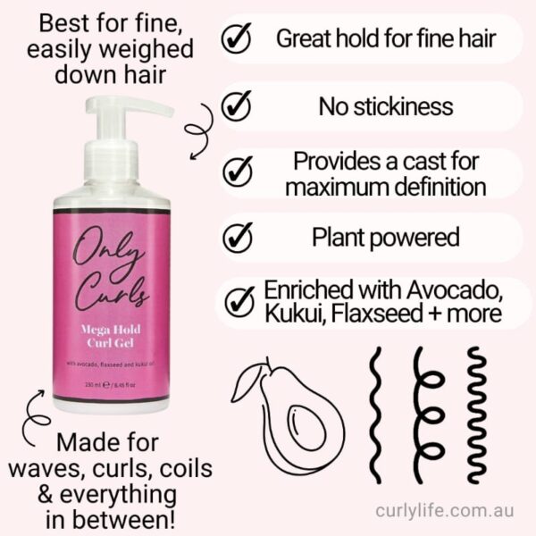 Only Curls Mega Hold Curl Gel