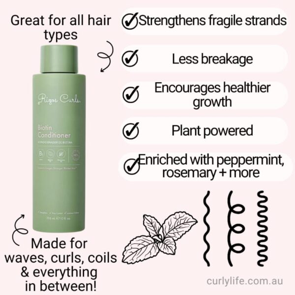 Rizos Curls Biotin Conditioner
