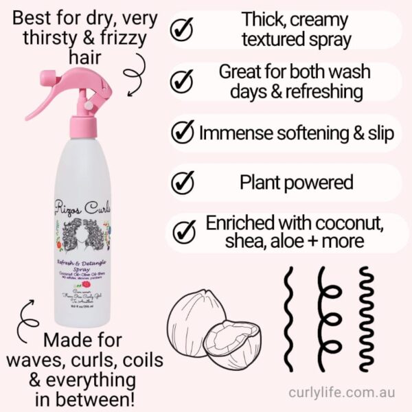 Rizos Curls Refresh & Detangle Spray