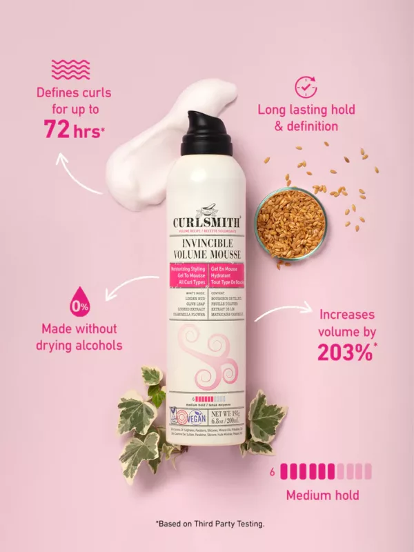 Curlsmith Invincible Volume Mousse