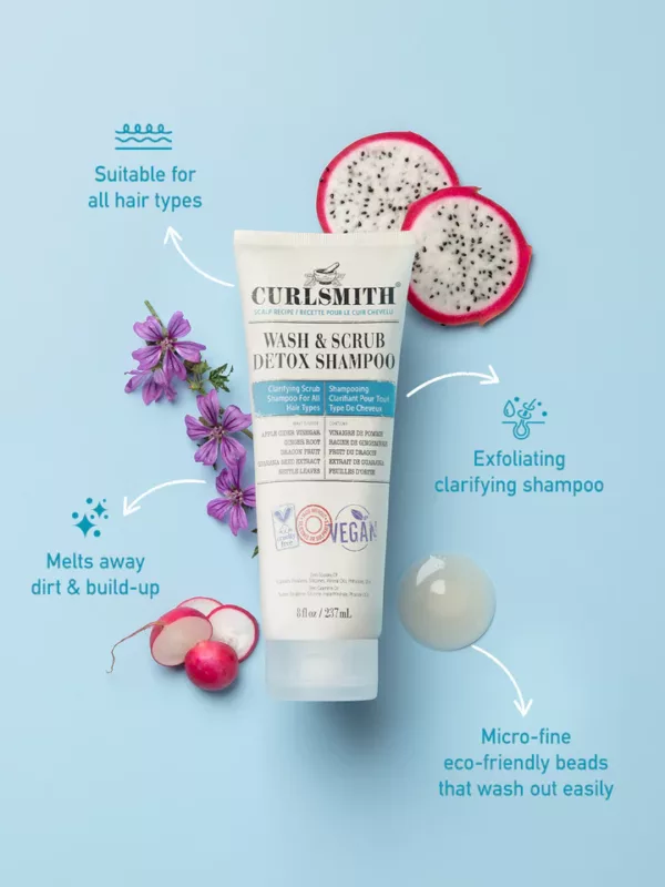 Curlsmith Wash & Scrub Detox Shampoo