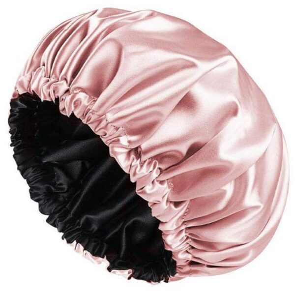Waterproof Shower Cap: Satin Lined & Adjustable