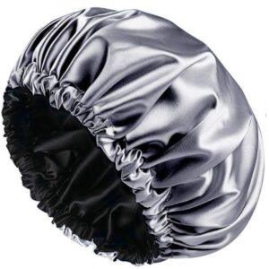 Waterproof Shower Cap: Satin Lined & Adjustable