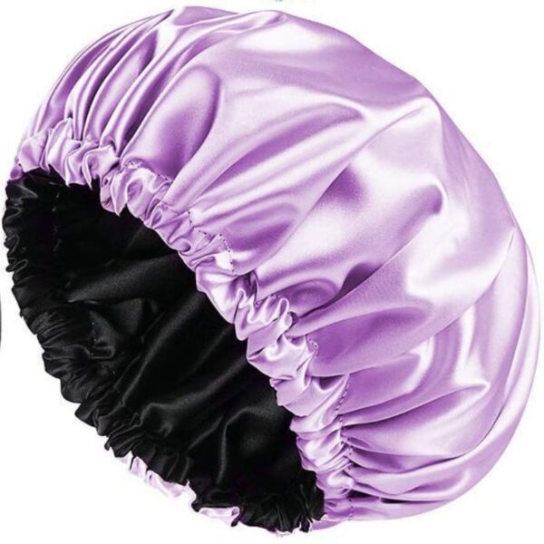 Waterproof Shower Cap: Satin Lined & Adjustable