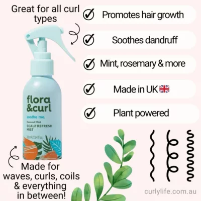 Flora & Curl Coconut Mint Scalp Refresh Mist
