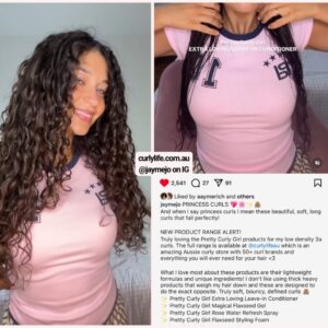 Pretty Curly Girl Australia Jayme Jo