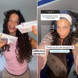 Pretty Curly Girl Australia Jayme Jo
