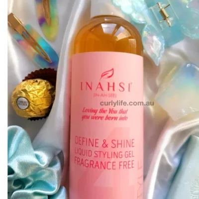 Inahsi Naturals Define & Shine Liquid Styling Gel (Fragrance Free)