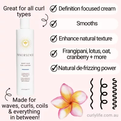 Innersense Organic Beauty Quiet Calm Curl Control Lotion