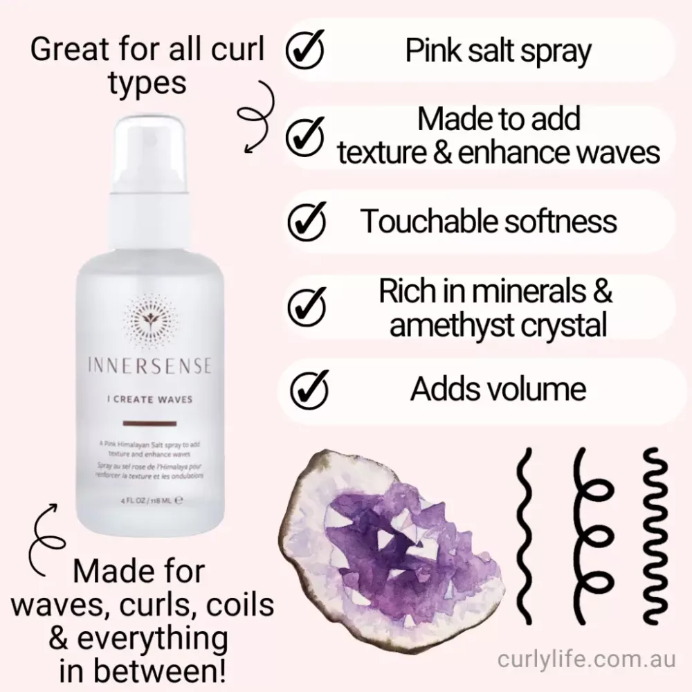 Innersense Organic Beauty I Create Waves Salt Spray