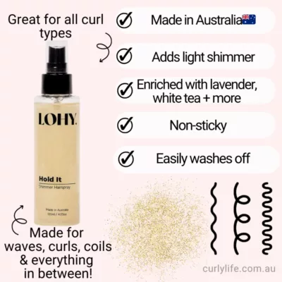 LOHY Hold-It Shimmer Hairspray