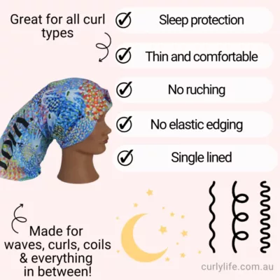 LOHY Curly Hair Sleep Cozy