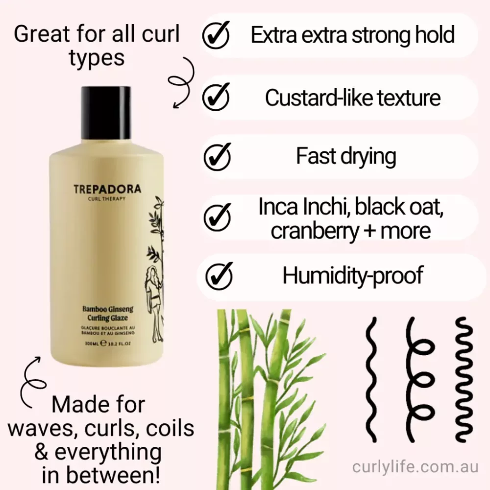 TREPADORA Bamboo Ginseng Curling Glaze