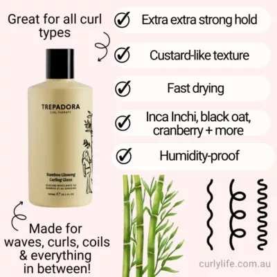 TREPADORA Bamboo Ginseng Curling Glaze