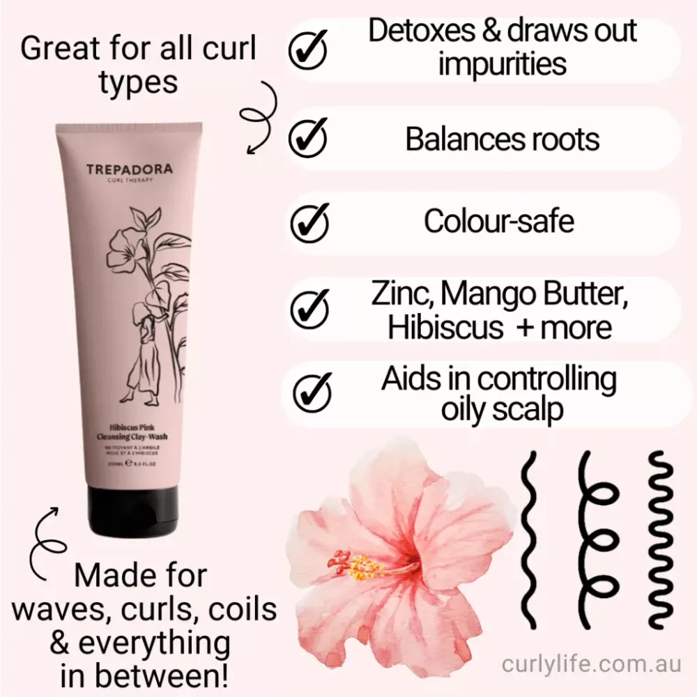 TREPADORA Hibiscus Pink Cleansing Clay