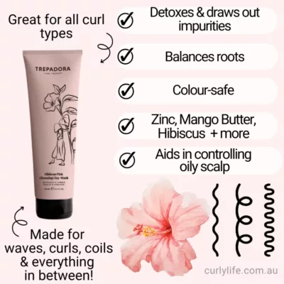 TREPADORA Hibiscus Pink Cleansing Clay