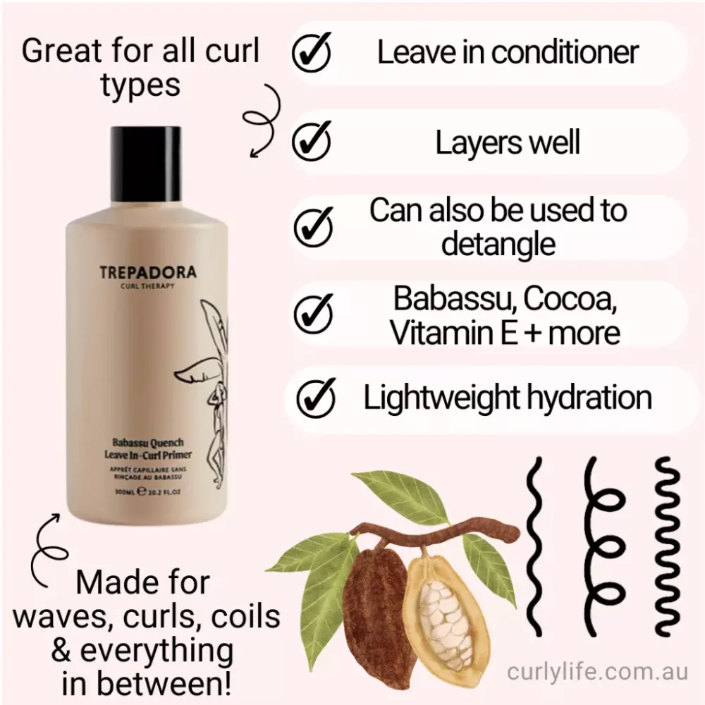 TREPADORA Babassu Quench Leave-In Curl Primer