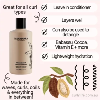 TREPADORA Babassu Quench Leave-In Curl Primer