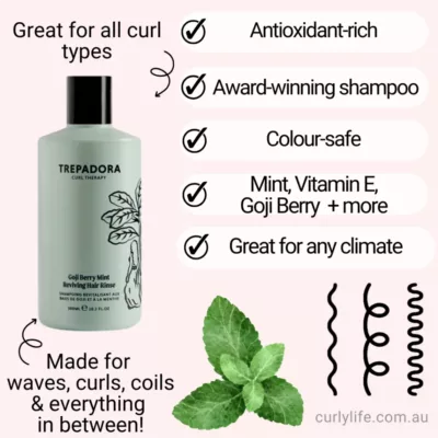 TREPADORA Goji Berry Mint Reviving Hair Rinse