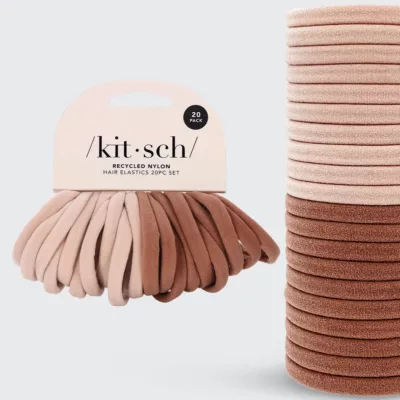 Kitsch Elastic Hair Ties 20Pack