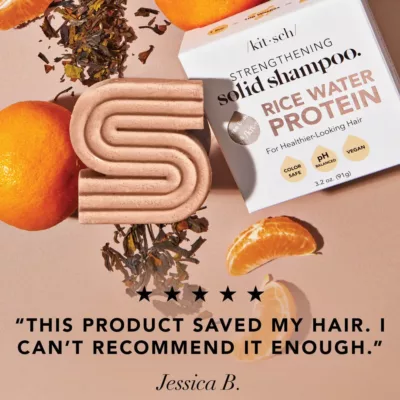Kitsch Rice Water Shampoo Bar