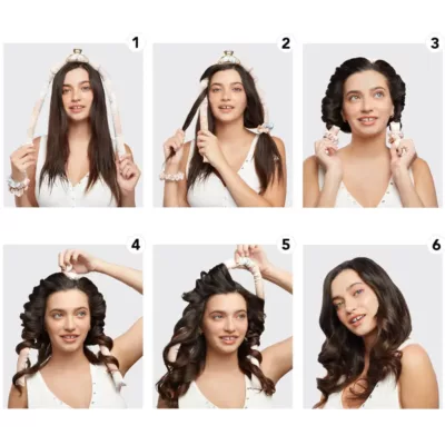 Kitsch Sunset Tie Dye Satin Heatless Curling Set