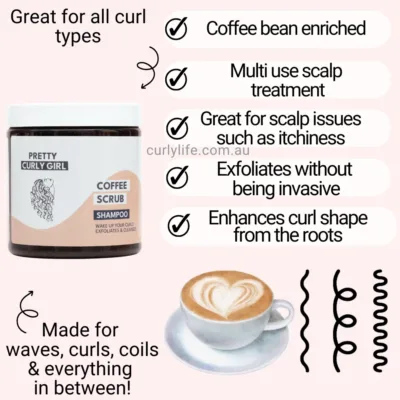 Pretty Curly Girl Coffee Scrub Mask