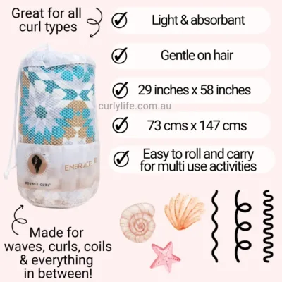 Bounce Curl MicroFiber Beach Towel