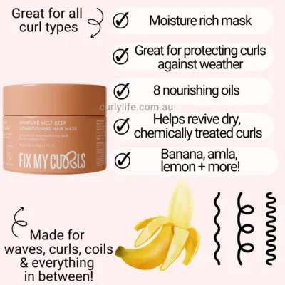 Fix My Curls Moisture Melt Deep Conditioning Hair Mask