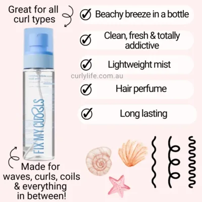 Fix My Curls Crystal Aqua (Hair Perfume)