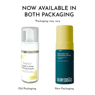 Fix My Curls Weightless Whip Volumizing Mousse