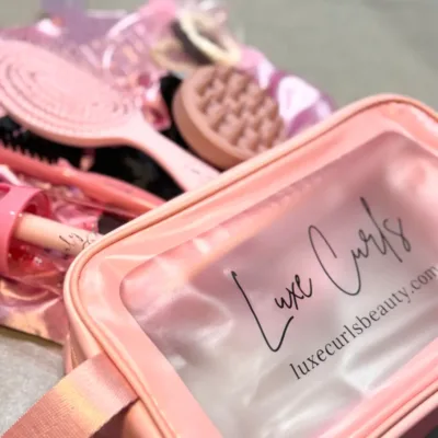 Luxe Curls Cosmetics Bag