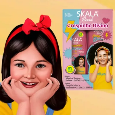 Skala Divine Curls Kids Shampoo & Conditioner Kit