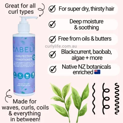 Cabela Curlflection Conditioner (Thirsty for Coarser Hair)