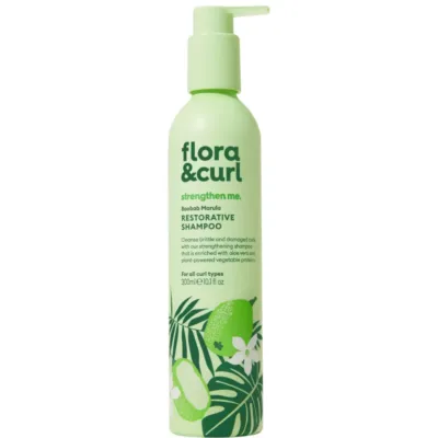 Flora & Curl Baobab Marula Restorative Shampoo