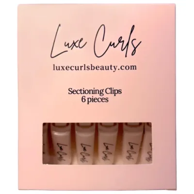 LuxeCurls Alligator Crocodile Sectioning Clips for Curls