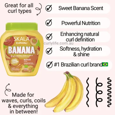 Skala 2 in 1 Banana Curl Cream & Treatment