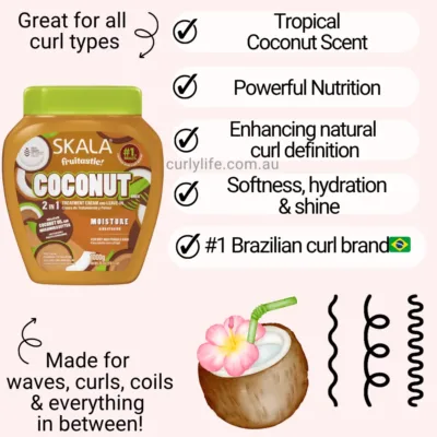 Skala 2 in 1 Coconut Curl Cream & Treatment