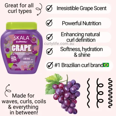 Skala 2 in 1 Grape Curl Cream & Treatment