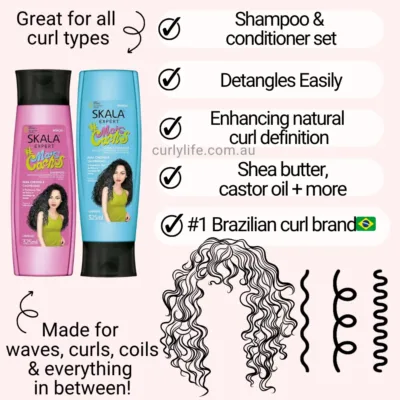 Skala #PerfectCurls Shampoo & Conditioner Kit