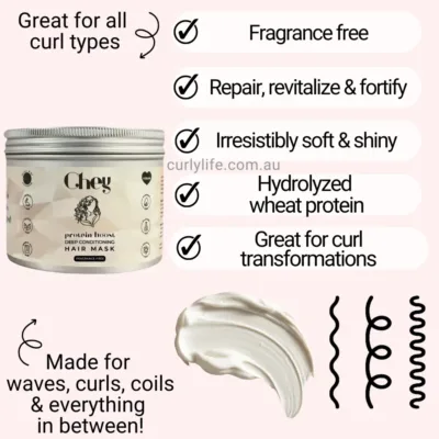 Chey Hair Care Protein Boost Hair Mask Fragrance-Free