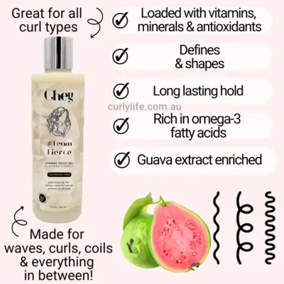 Chey Hair Care Strong Hold Gel Fragrance-Free