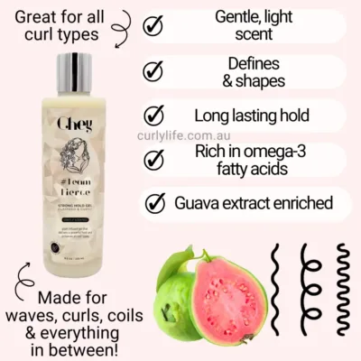 Chey Hair Care Strong Hold Gel - Gently Scented