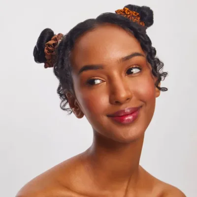 Kitsch Ultra Petitie Satin Scrunchies 5pc Set Sedona