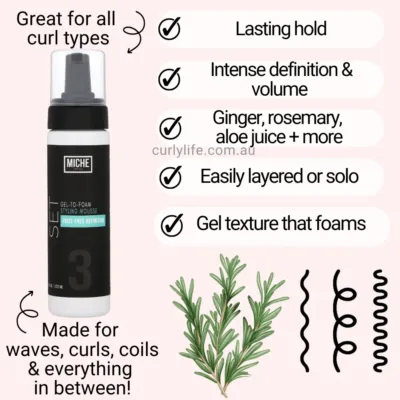 Miche Set Gel-To-Foam Styling Mousse