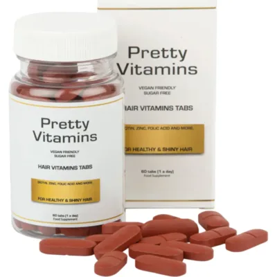 Pretty Curly Girl Hair Vitamins