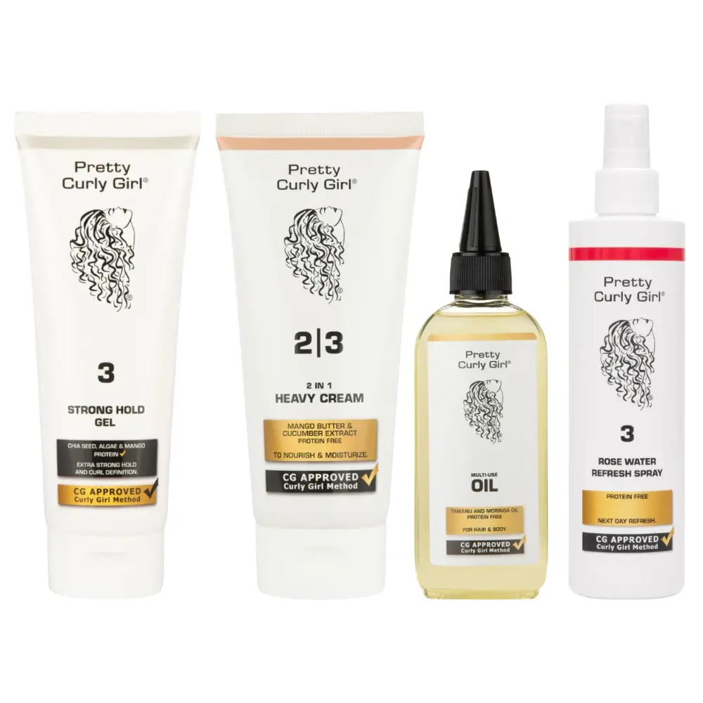 Pretty Curly Girl High Porosity Styling Bundle + FREE Scrunchies